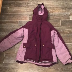 Lands end girls winter coat